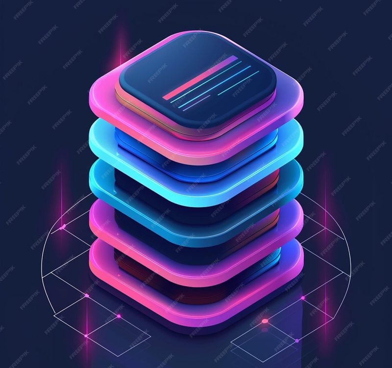 stack-colorful-lights-with-blue-background-design-that-says-word_1103290-19144